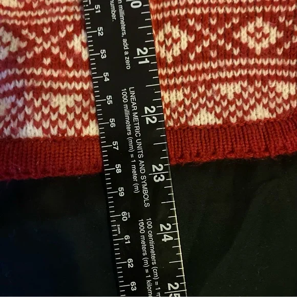 Crystal Kobe Womens Sweater Cardigan Nordic Winter Ski Icelandic Soft Large - Picture 12 of 12